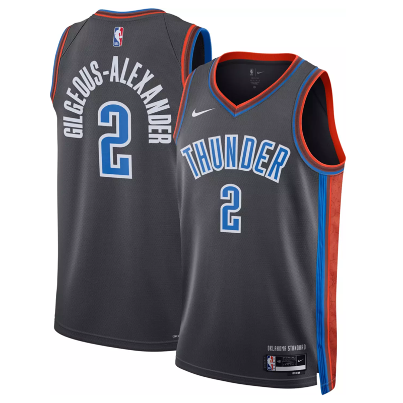 Shai Gilgeous-Alexander Oklahoma City Thunder City Jersey 2023 - Urban ...