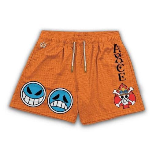 One Piece Portgas D. Ace Theme Shorts - Urban Culture
