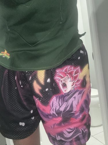 Goku Black Rose Dragon Ball Shorts 2.0 photo review