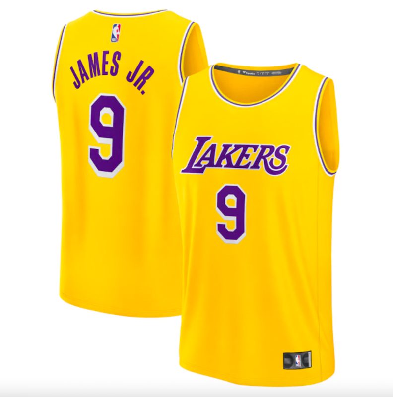 Bronny James Jr Los Angeles Lakers Jersey - Urban Culture