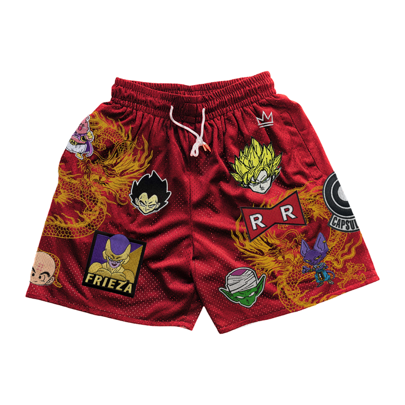 Dragon Ball Patches Shorts - Urban Culture