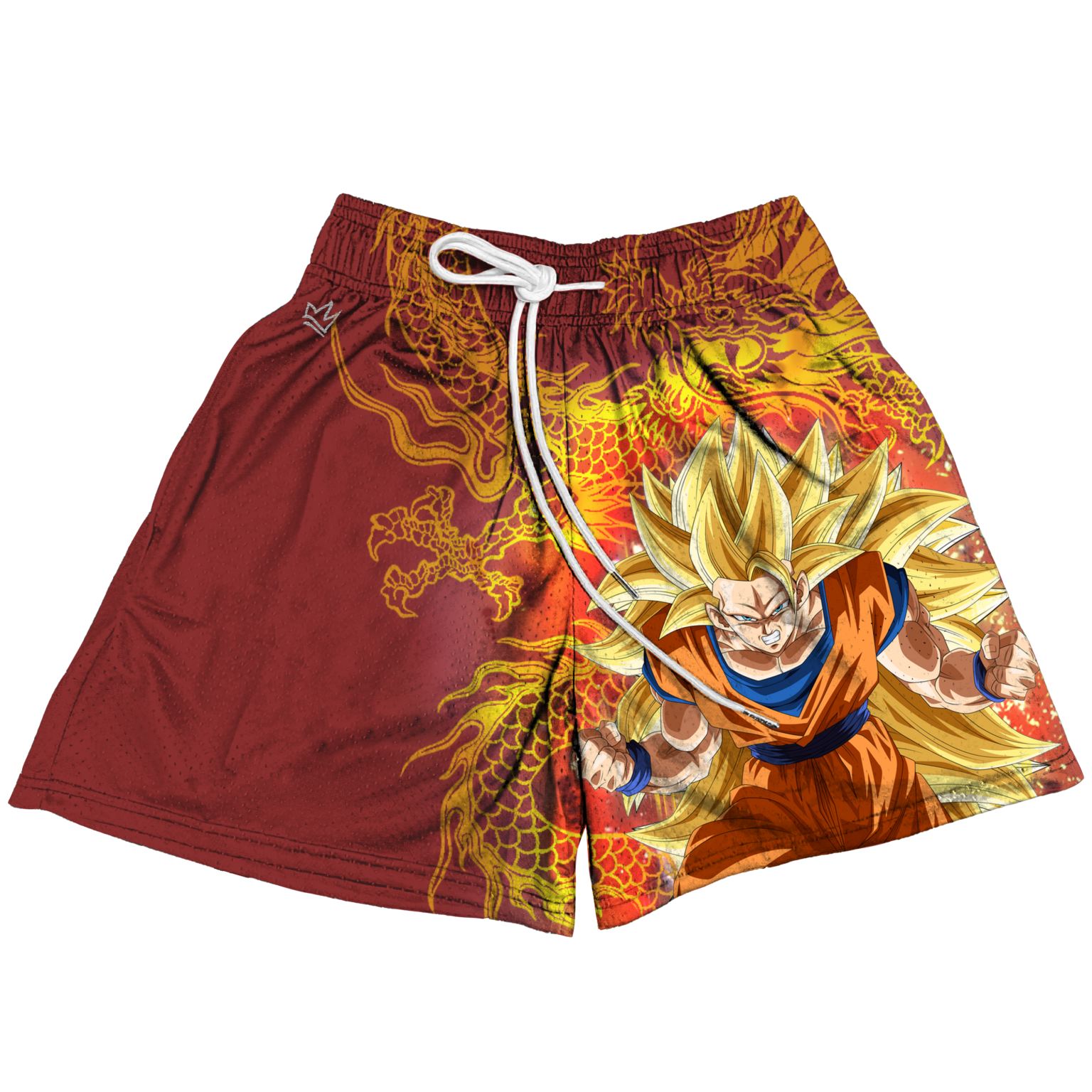 Dragon Ball SS3 Goku Shorts (Black & Red) – Urban Culture